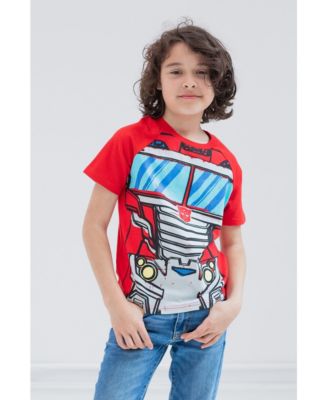 Toddler Boys Bumblebee Optimus Prime Megatron 3 Pack T-Shirts to