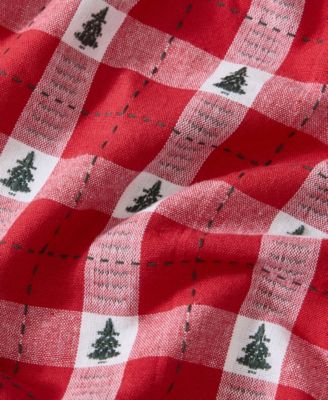 Sherwood Tree Dobby Cotton Rectangle Tablecloth, 70"x 52"