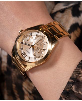 Women's Multi-Function Gold Stainless Steel Watch 38mm