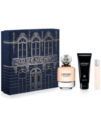 givenchy 5mini gloss interdit グロスセット Amazon.com : LInterdit by Givenchy for Women - 3 Pc Gift Set 2.7oz