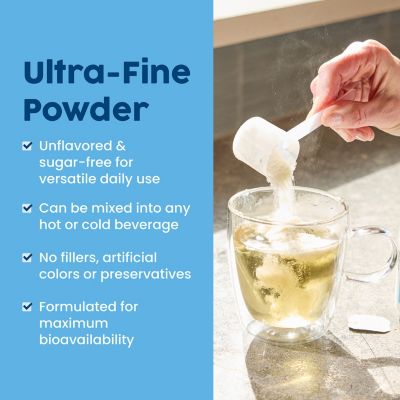 Collagen Peptides Protein - Hydrolyzed Type 1 & 3 Collagen Powder for Skin, Hair, Nails - 19.8 oz (56 Servings)