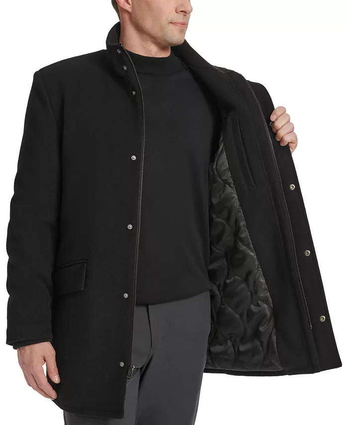 Men's Full-Zip Stand-Collar Car Coat - thumbnail 9