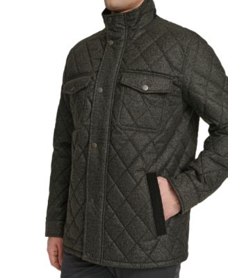 Men's Quilted Stand-Collar Jacket