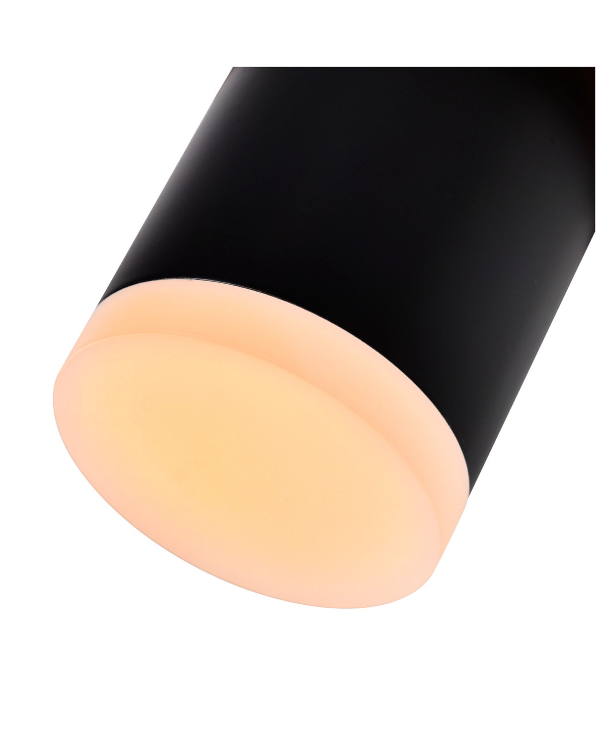 Cwi Lighting 13" Metal Lena Led Mini Pendant In Black