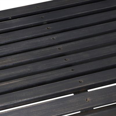 Streamdale Acacia Wood Porch Swing with Classic Slatted Seating