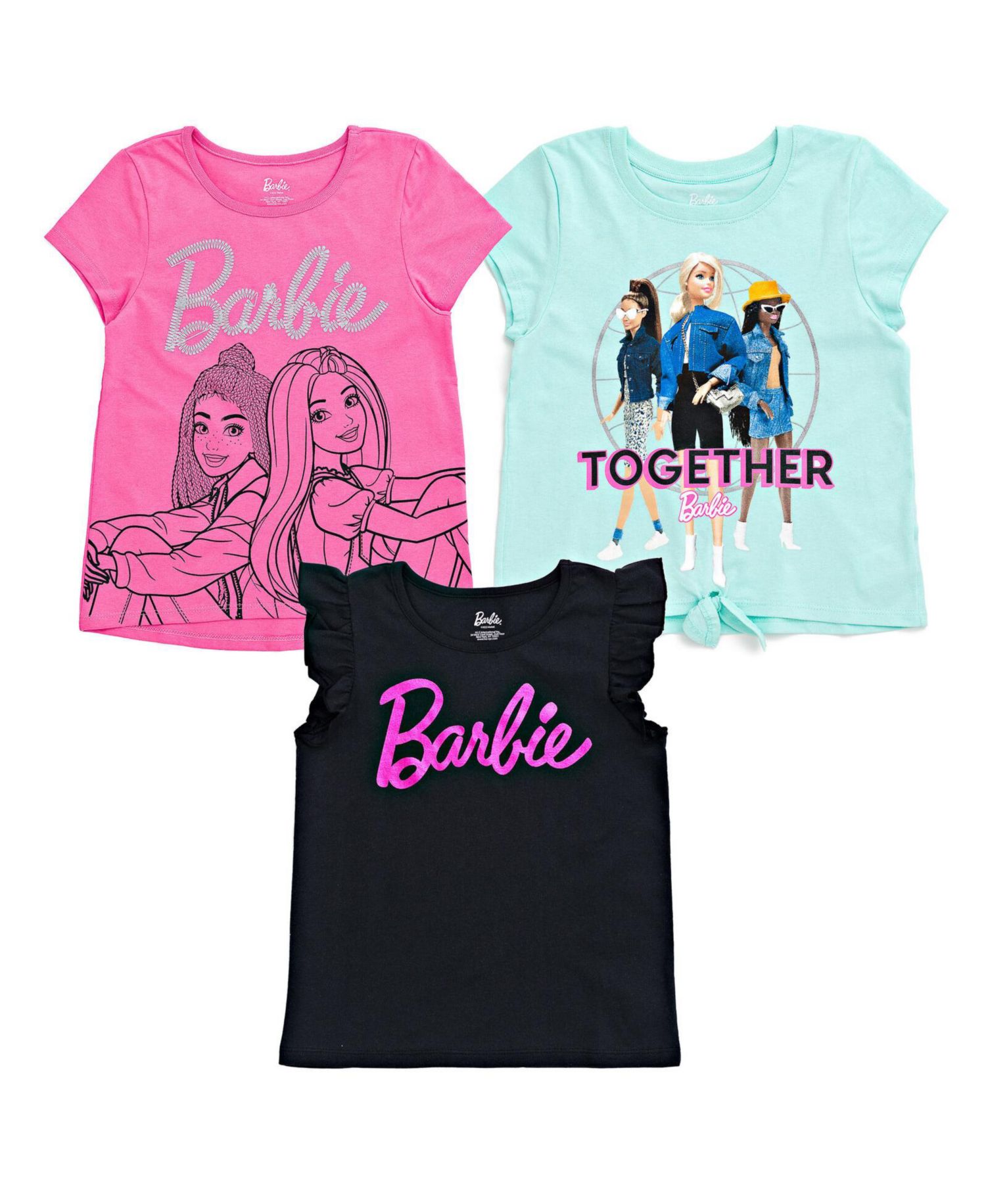 Little Girls 3 Pack T-Shirts