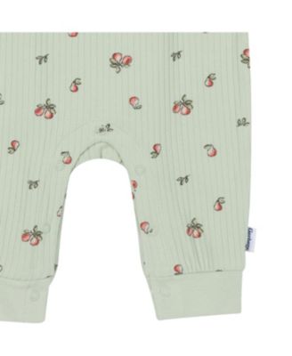 Baby Girls Ruffled Long Sleeve Romper