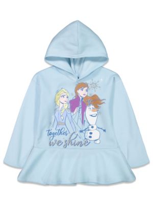 Girls Elsa Princess Anna Olaf Hoodie and Leggings Outfit Set