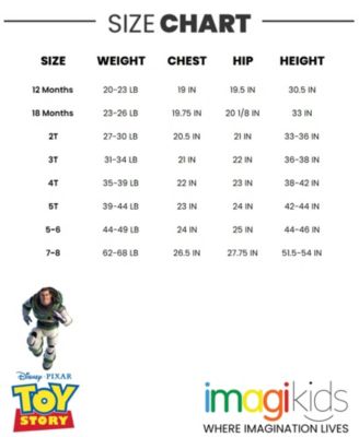 Baby Boys Buzz Lightyear Zip Up Cosplay Coverall