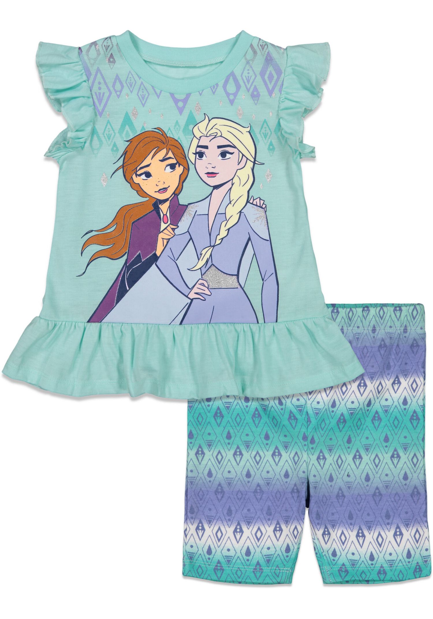 Little Girls Tank Top and Bike Shorts