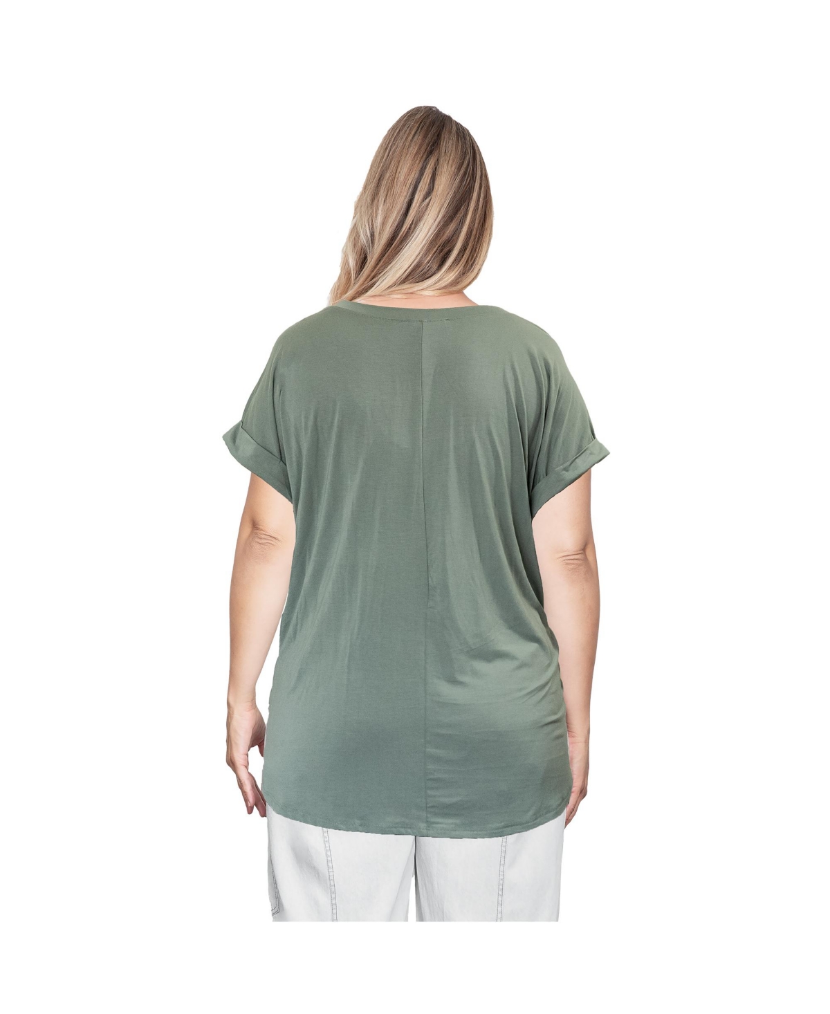Standards & Practices Plus Size Short Sleeve V-Neck T-Shirt