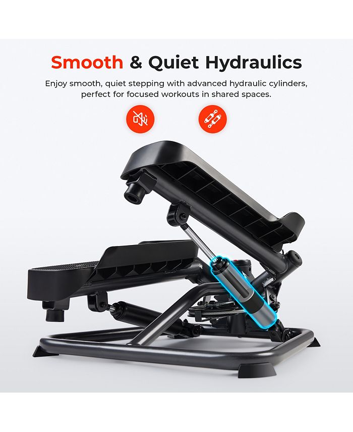 Sunny Health & Fitness Twist Stepper Smart SF-S0979SMART - Macchina Step Con Movimento Twist - 350 Lb