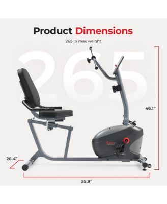 Smart Magnetic Recumbent Bike with Hand Cycle