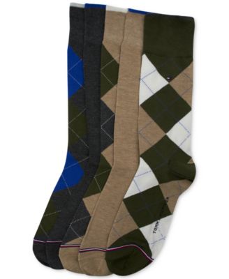 Tommy Hilfiger - Men's 5-Pk. Argyle Crew Socks