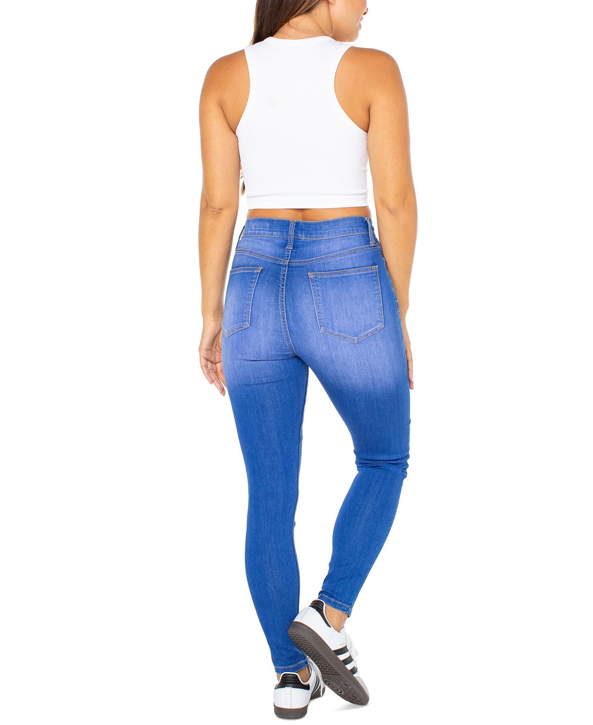 Celebrity Pink High Rise Skinny Ankle Jeans view 3 — MAYCSS fashion products