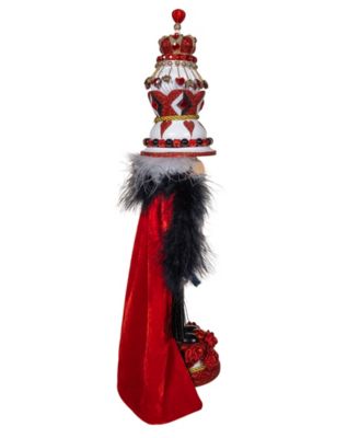 18.8-Inch Hollywood King of Hearts with Cape Nutcracker