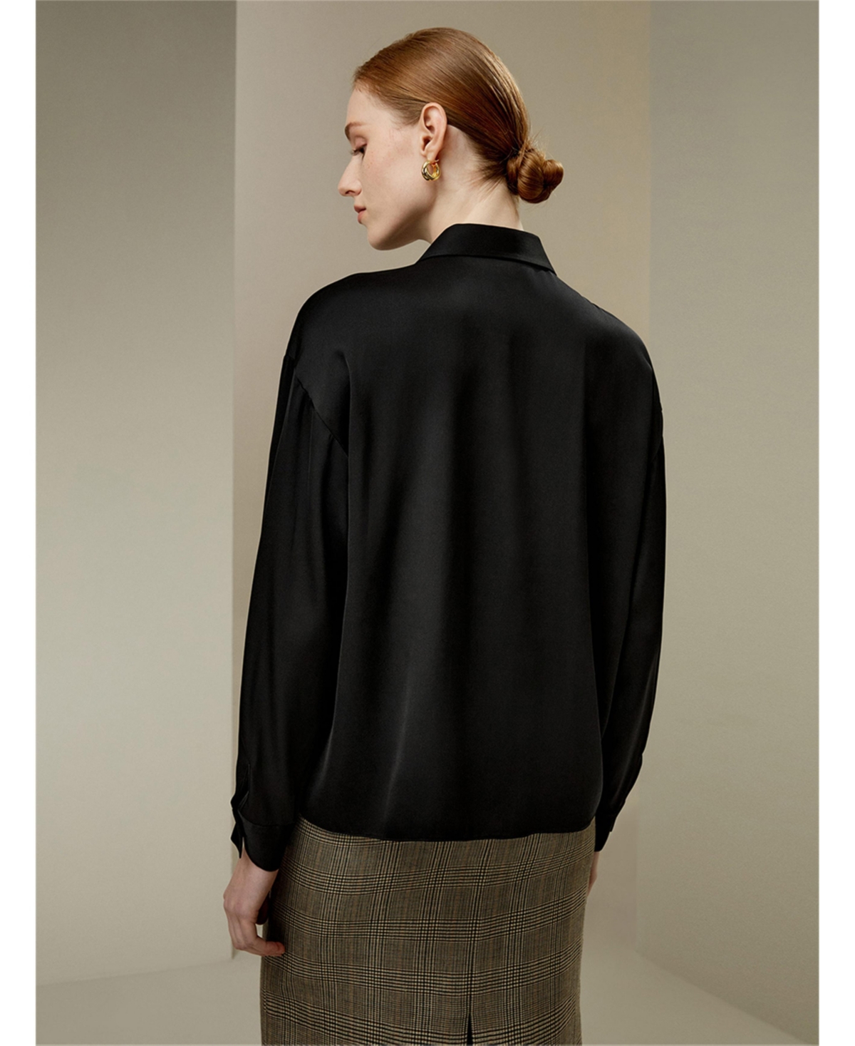 Lilysilk Women's Elagent Pleated Silk Blouse