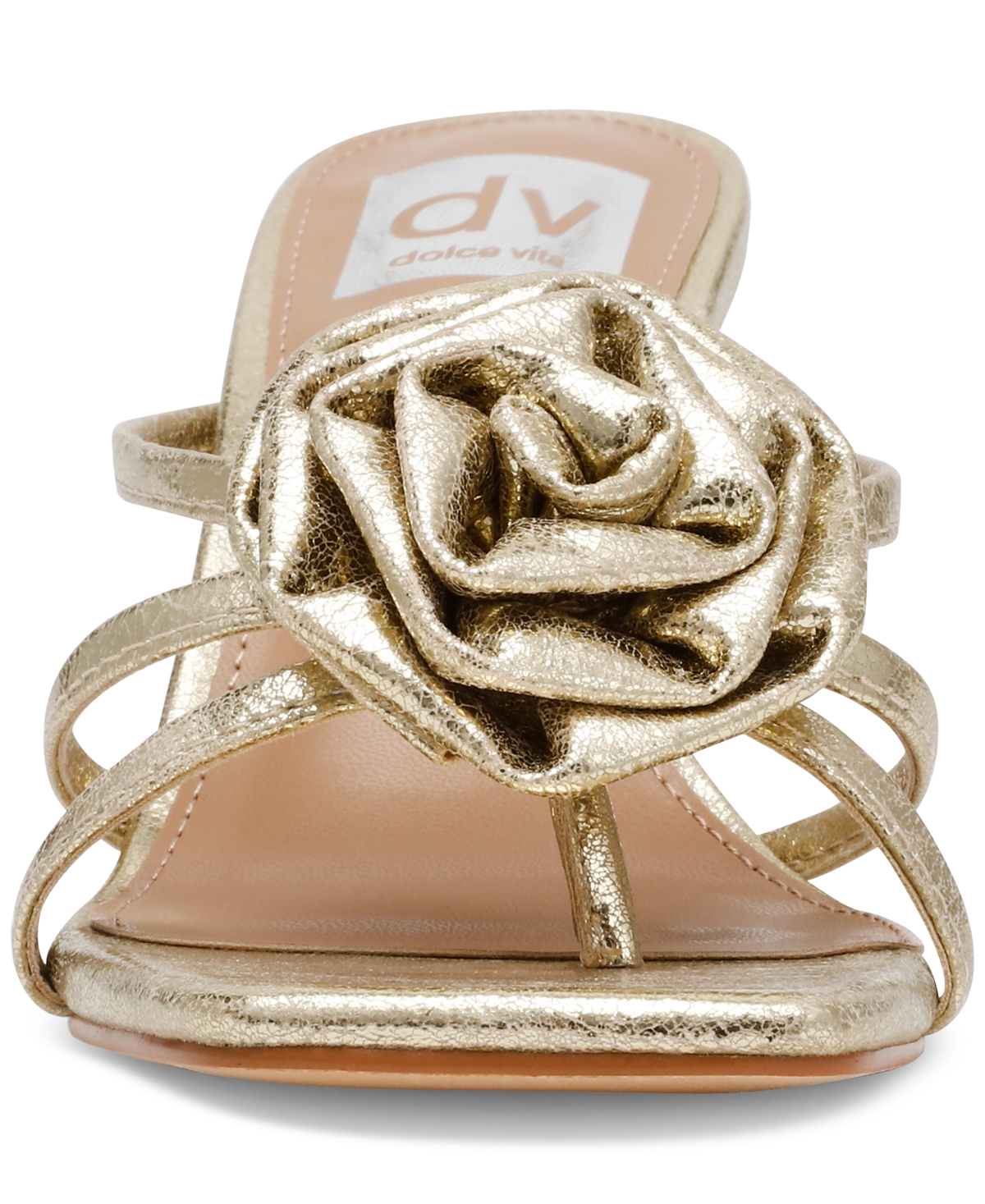 Dv Dolce Vita Women's Zelly Strappy Rose Slide Dress Sandals