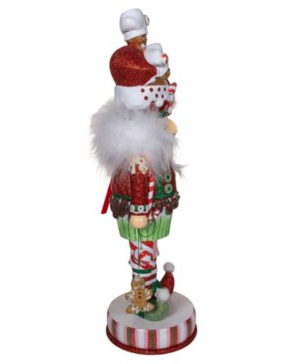 18-Inch Hollywood Gingerbread Soldier with Cupcake Body Nutcracker