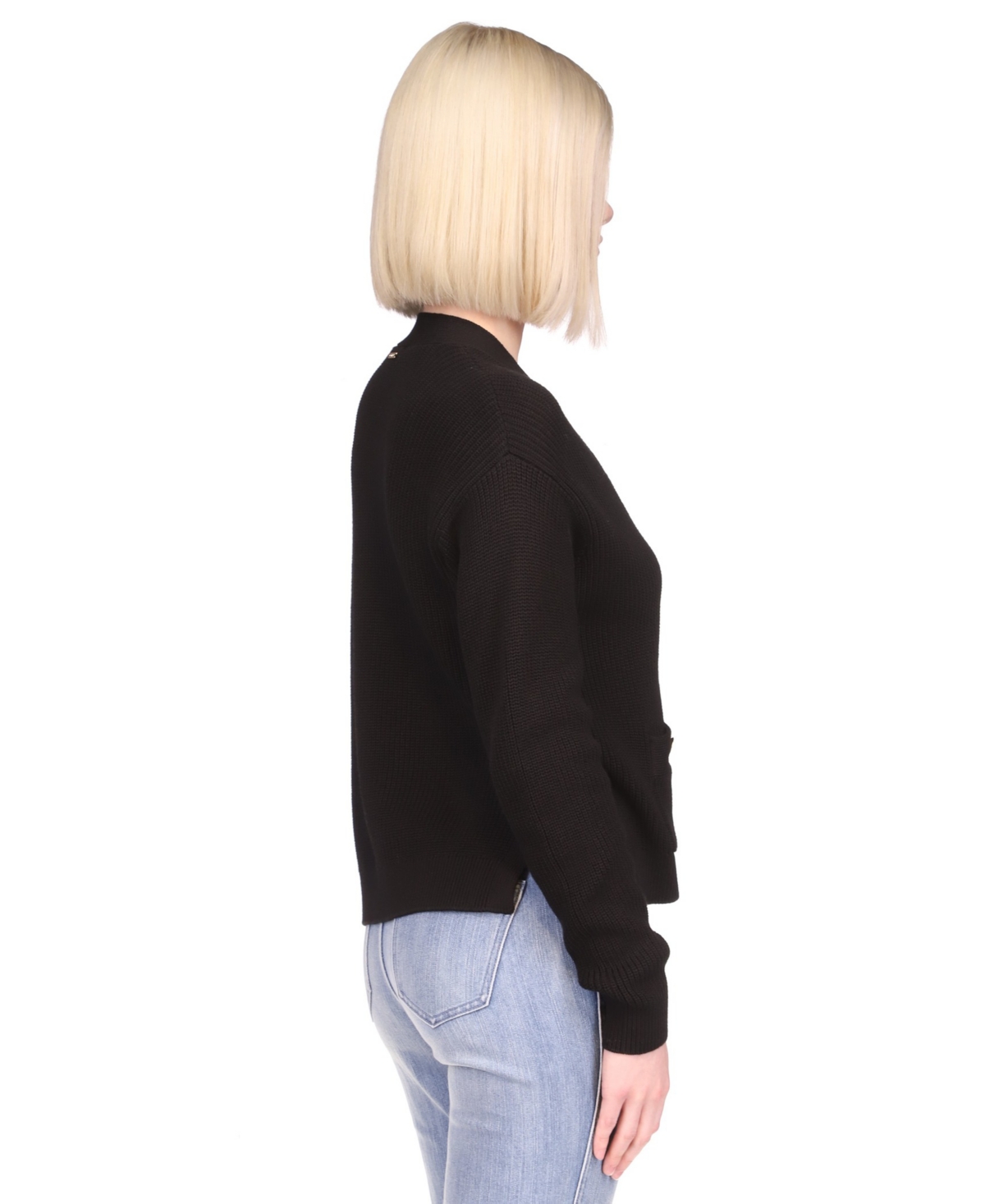 Michael Michael Kors Women's Shaker-Stitch Cardigan Sweater
