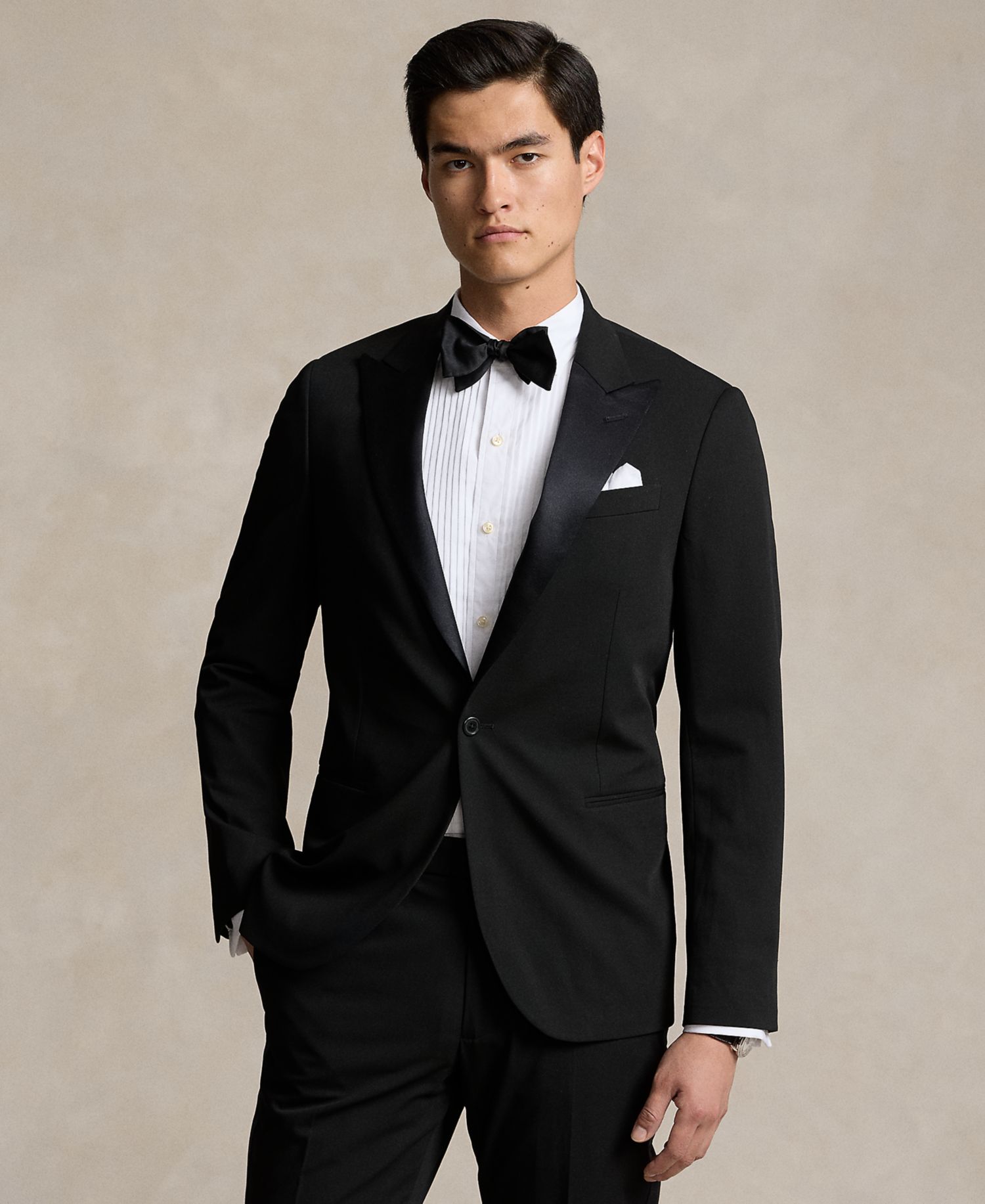 Men's Polo Modern Performance Twill Tuxedo