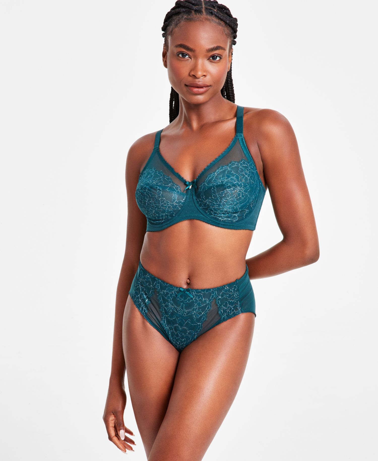 Women's Retro Chic Full-Figure Underwire Bra 855186, Up To J Cup