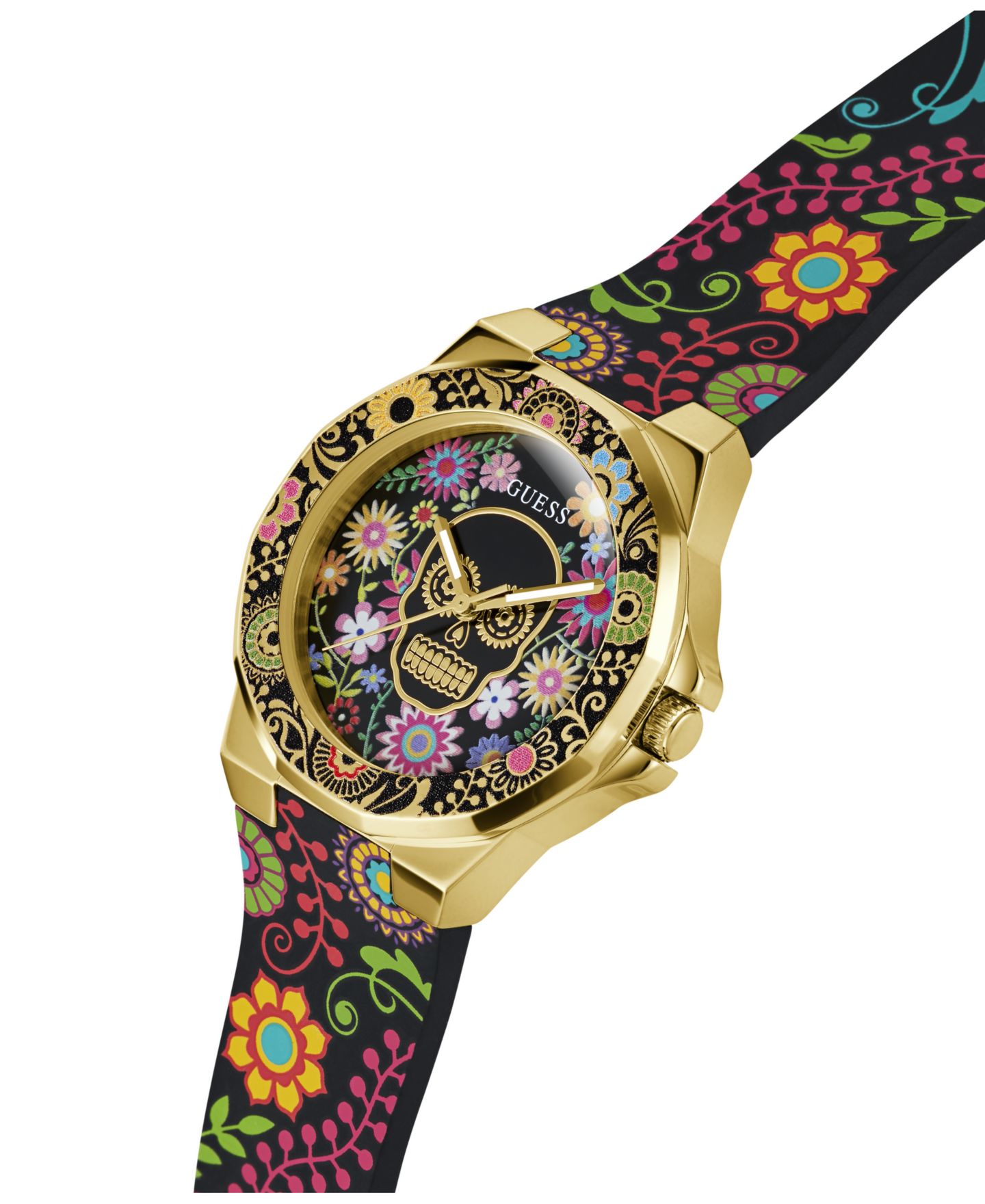 Женские часы GUESS Analog Black Silicone 38mm — фото 3
