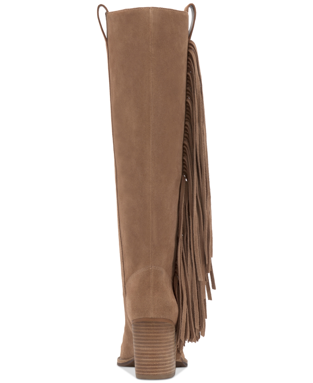 Vince Camuto Women's Pelia Extra Wide-Calf Fringe Knee-High Cowboy Boots Boots