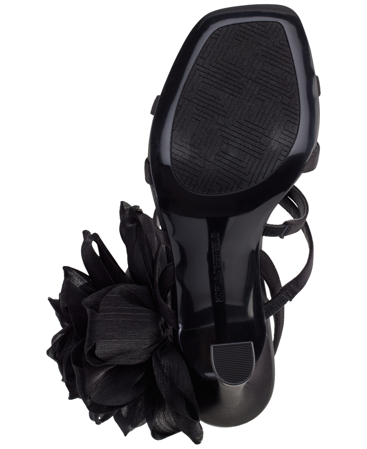 Karl Lagerfeld Paris Caela Rosette Sandal In Black