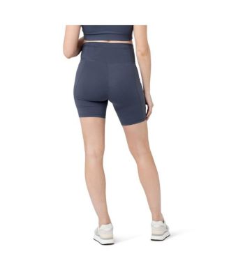 Maternity Ripe Tempo Active Bike Short Blue Steel