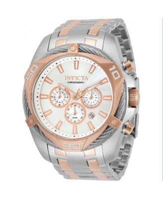 Men's 34134 Bolt Quartz Chronograph Silver Dial Watch