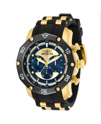 Men's 30079 Pro Diver Quartz Chronograph Blue, Gold Dial Watch