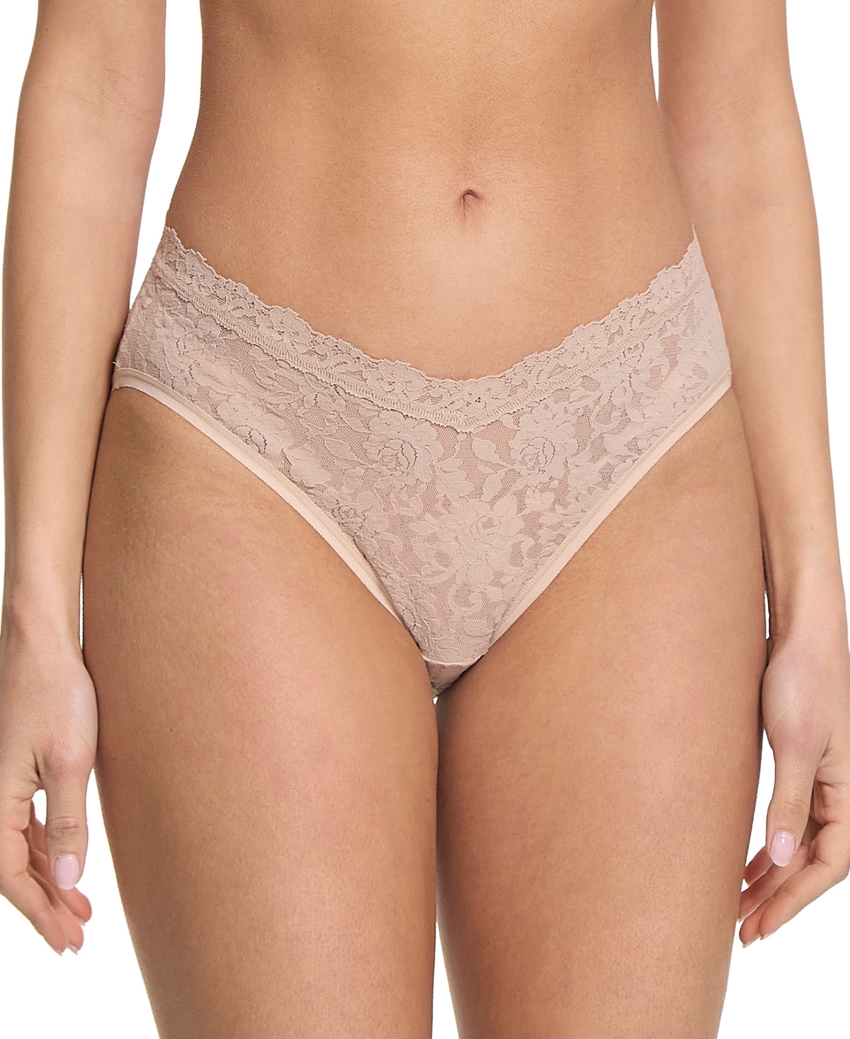 Hanky Panky V-front High Cut Thong In Chai