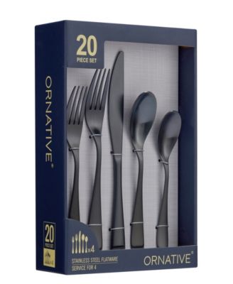Percival 20 Piece Flatware Set, Service for 4