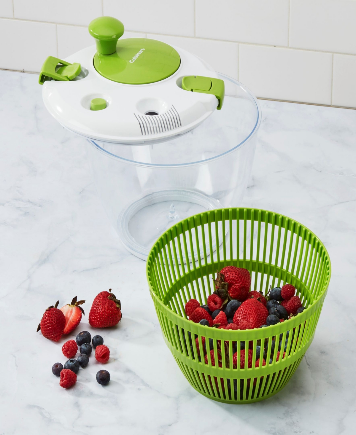 Cuisinart 5-quart Salad Spinner With Brake In No Color