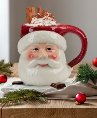 Santa's Secret 3D Mugs, Set of 4