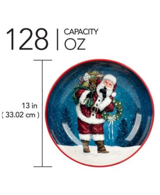 Santa's Secret Serving Bowl
