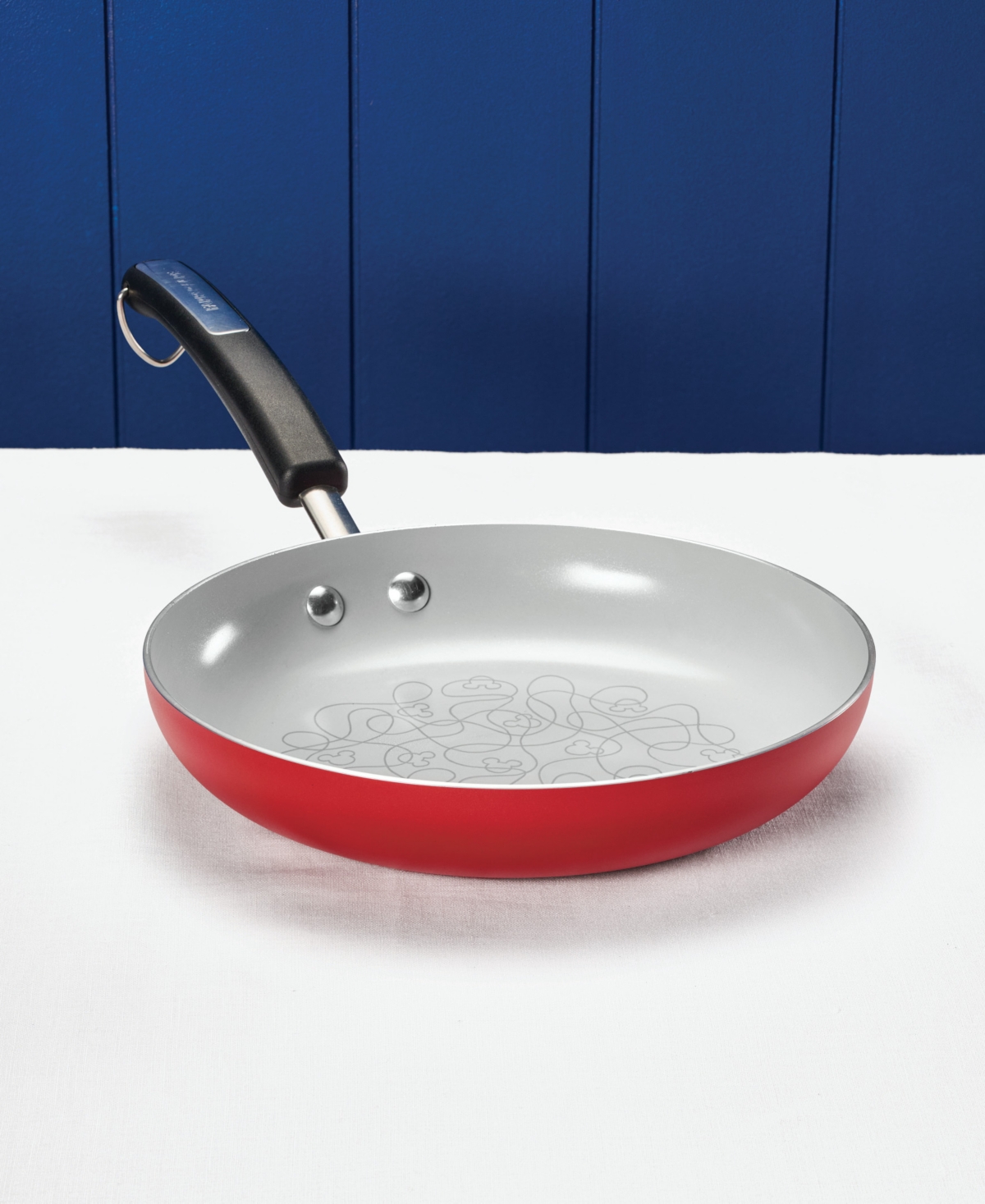 Farberware Disney 9.5" Ceramic Nonstick Frying Pan In Red