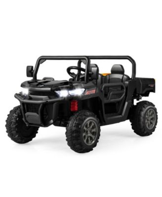 2-Seater Kids Ride On Dump Truck with Dump Bed and Shovel