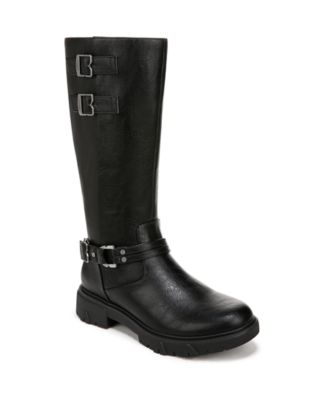 Scholl's Women's HeadStart Moto Lug Sole Knee-High Boots Macy's