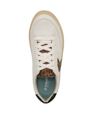 Women's Madison-Lace Closed Round Toe Lace Up Platform Sneakers