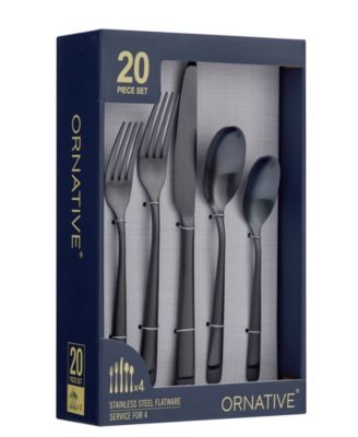 Aabbye 20 Piece Flatware Set, Service for 4 