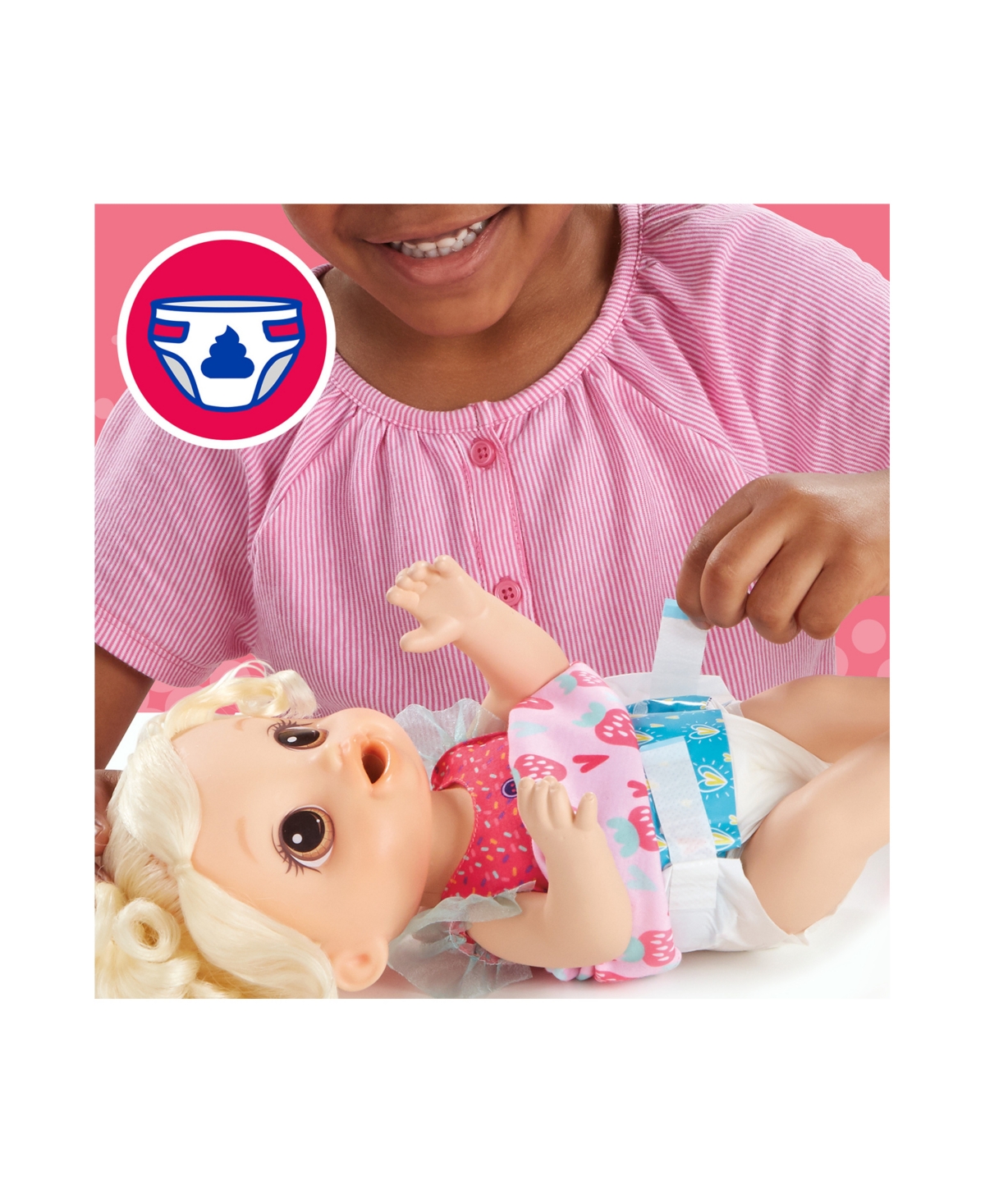 Baby Alive Magical Mixer Baby Doll - Strawberry Shake