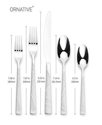 Jonah Sand 20 Piece Flatware Set, Service for 4 