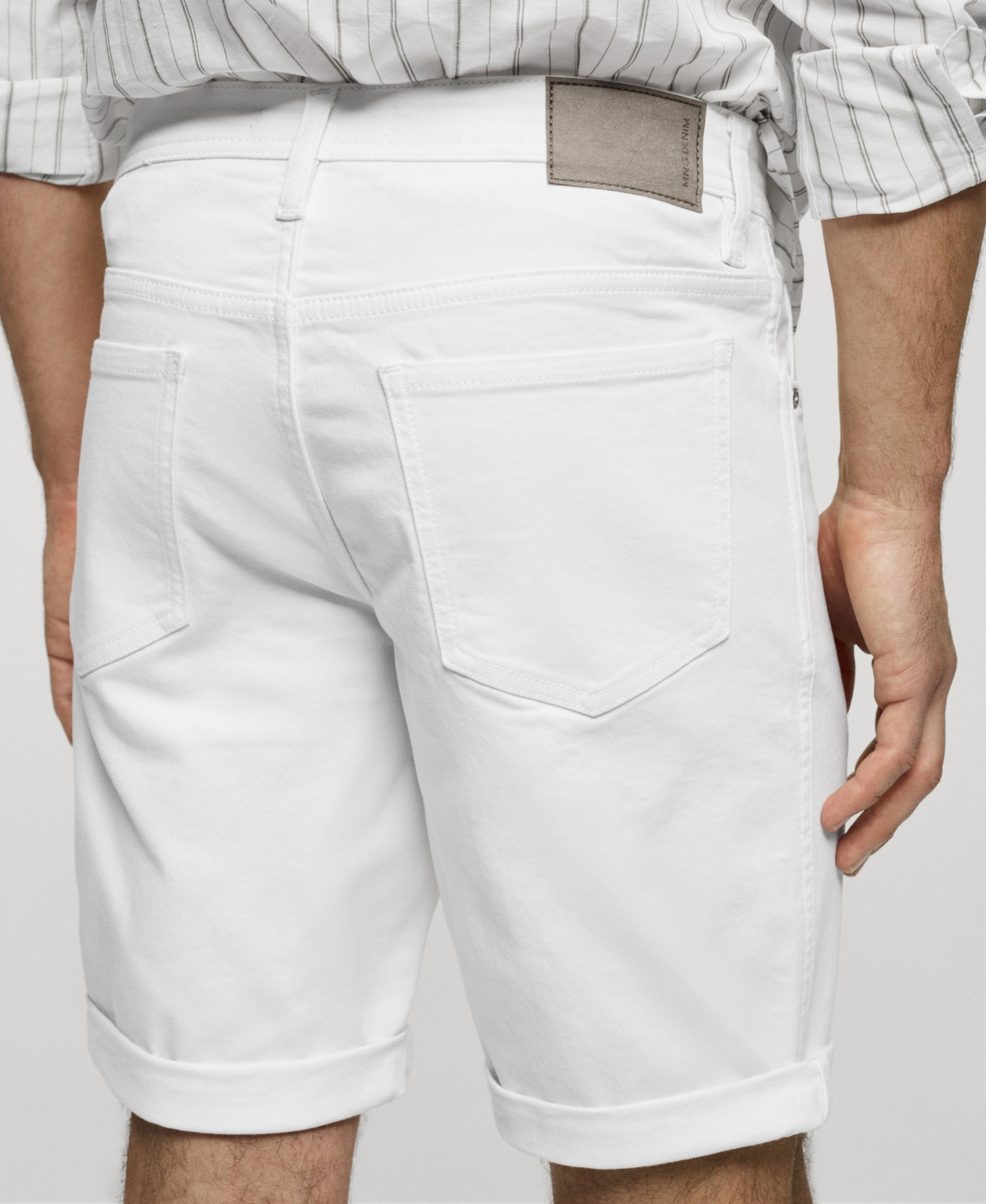 Mango Men's Denim Bermuda Shorts