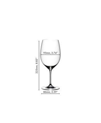 Wine Glasses, Set of 2 Vinum Cabernet Sauvignon & Merlot