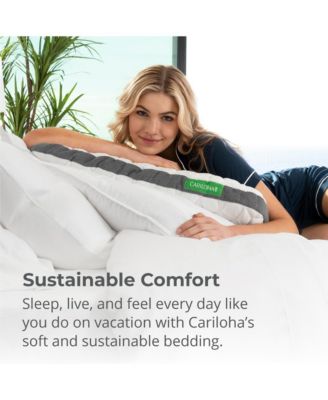 Universal Adjustable Flex Pillow with Viscose Material, Naturally Breathable & Hypoallergenic