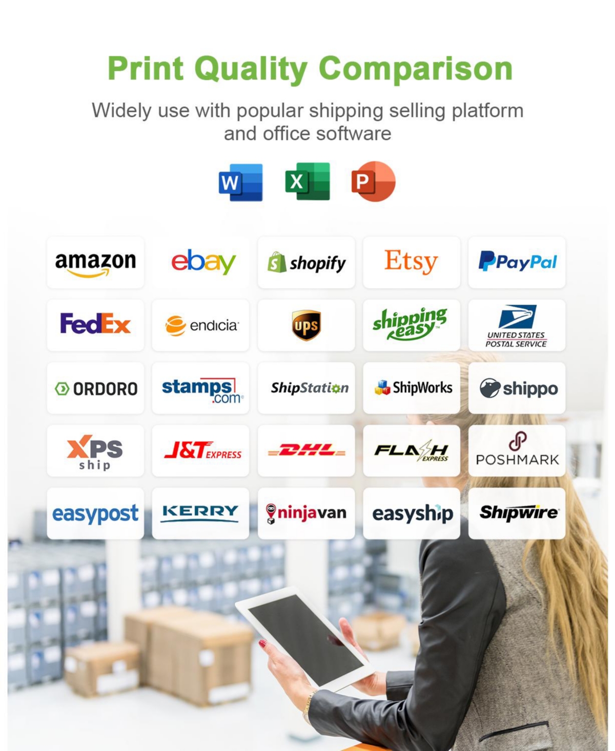 Nelko Genuine 4x6 Direct Thermal Shipping Label 220 Labels/1 Roll 4x6 Thermal Labels for PL70E Shipping Label Printer, Perforated and Strong Adhesive