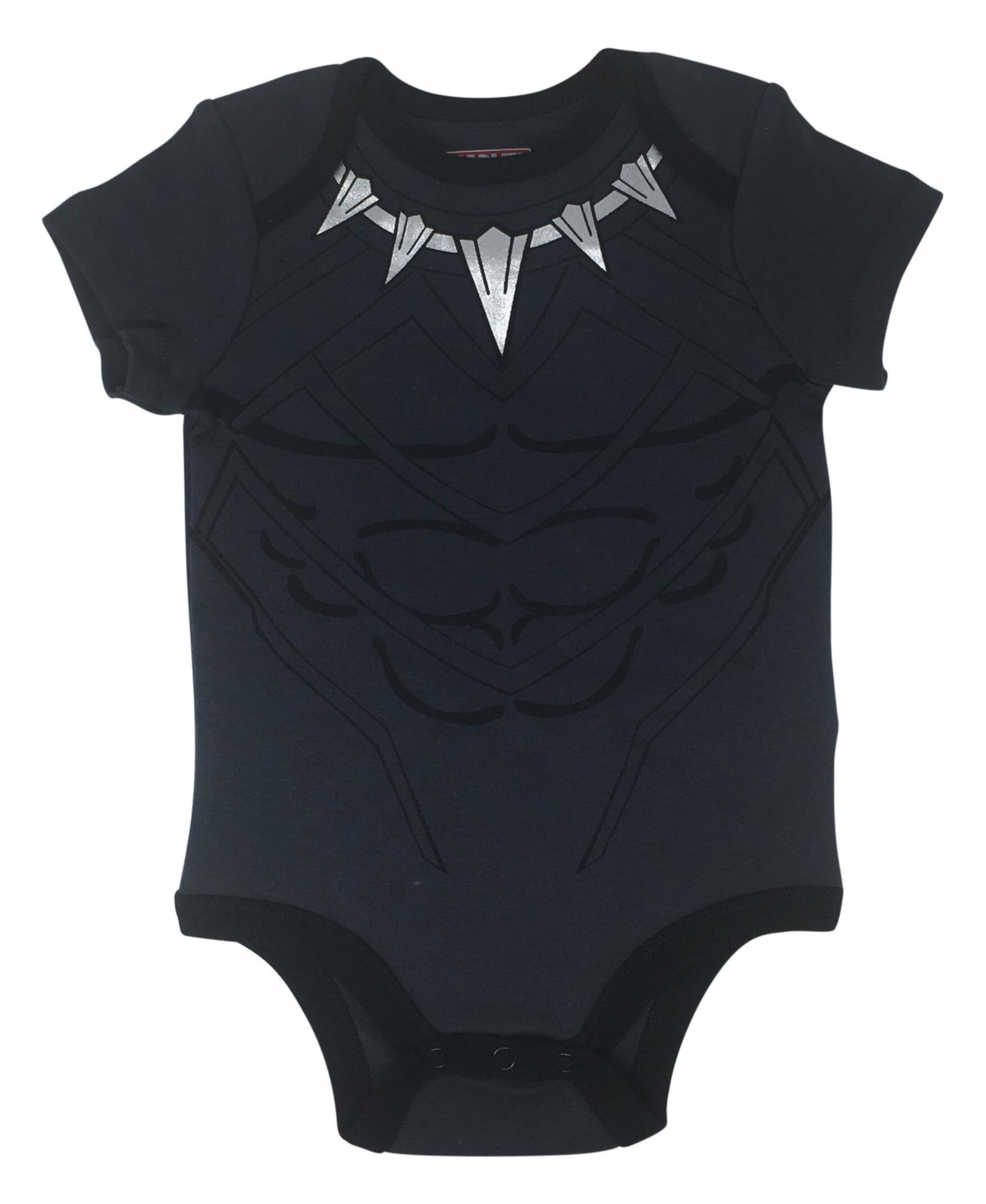 Marvel AvengersBaby Cosplay Bodysuit Pants and Hat 3 Piece Outfit Set Newborn to Infant - Black panther