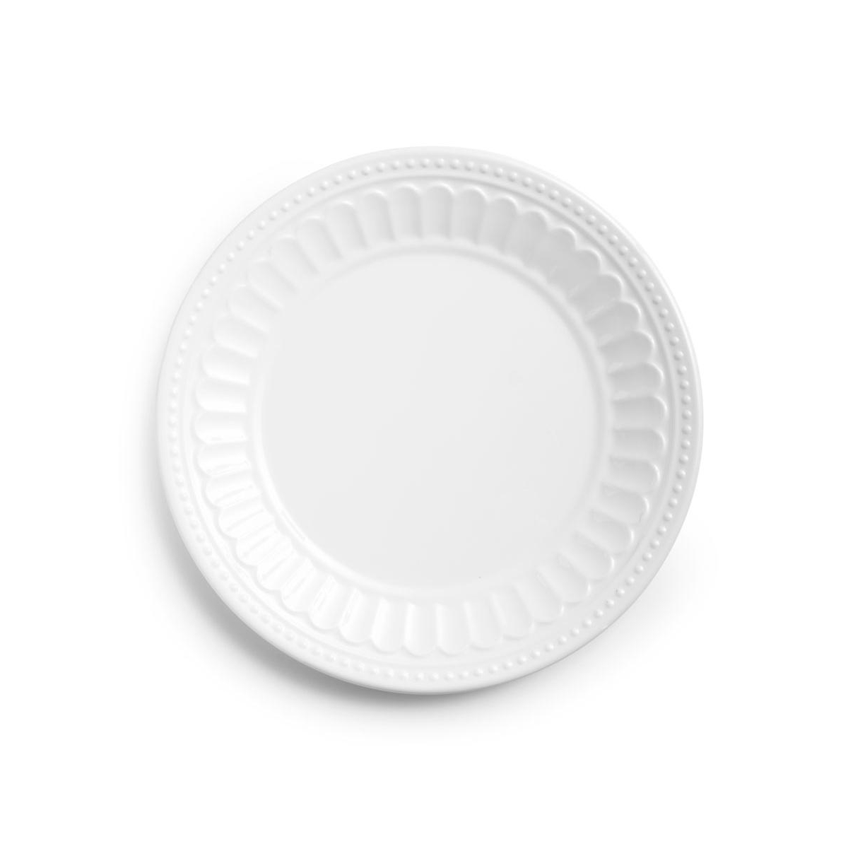 Venetian Dinner Plates, Set of 4 - White